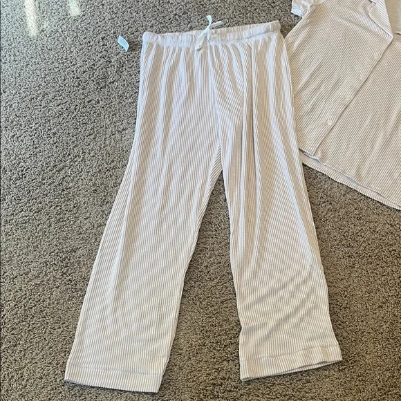 Born Women's Pajama Set - Cream Stripes - Picture 3 of 7